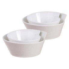 Villeroy&Boch New Wave 飯碗與湯碗組, 1套, 飯碗 2p + 湯碗 2p, 白色