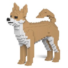 JEKCA 치와와 강아지 블럭 S, 브라운, 1개