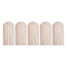 Funny Bell 大衣款防污透明pvc衣物防塵套, 5個, 1入