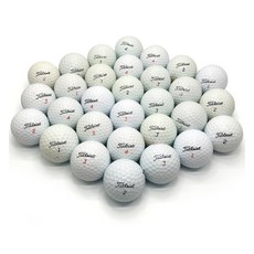 Titleist 2層二手高爾夫球 B+級, 白色, 30個, 1組