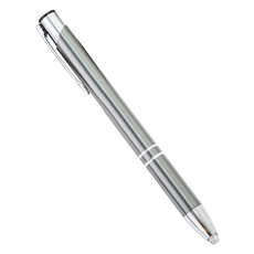 Life Tips LED 夜間書寫燈原子筆 0.7mm, 灰色, 1個