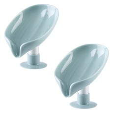 Yesodang 無孔帶吸盤肥皂架, 薄荷, 2個