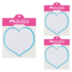 유니아트 펠트 하트판, 하늘, 3개
