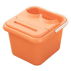 PEONIST 便攜式浴室手把蓋足浴機, 橘色, 1個