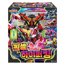 미니특공대 픽셀파워 픽셀 하이퍼킹 로봇장난감, 혼합색상, 1개