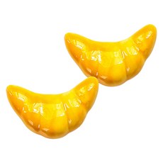 可愛的麵包造型筷架, 可頌, 2個