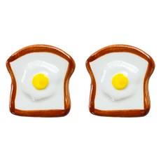 可愛的麵包造型筷架, 吐司, 2個