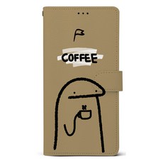 케이스퍼시픽 타이포 가죽 다이어리 휴대폰 케이스