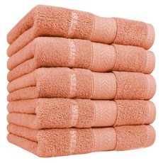 카운테스마라 송월타월 루미에르 수건 160g 30수 코마사, 오렌지, 5개