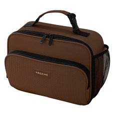 Ez2mk G15 野餐外帶保溫保冷手提便當袋, 6.3L, 深棕色