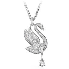 스와로브스키 여성용 Swan 로듐 롱 펜던트 목걸이 5647546 +쇼핑백+메시지카드+품질보증서(백화점A/S)