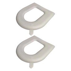 PEONIST 防滑防水馬桶座墊, 灰色, 2個