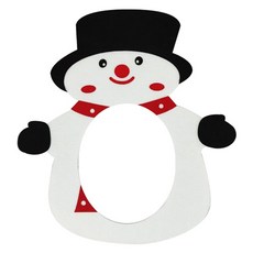 EUMES 生日派對相框面具, 雪人, 1個