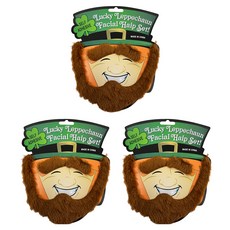 Party09 妖精鬍鬚套組, 棕色, 3套