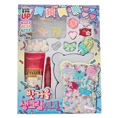 梳子鏡子奶油膠裝飾套組 熊, 1套, 混色