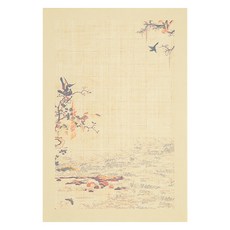 라벤티아 격자 무늬 붓글씨 용지 타입3, 10개