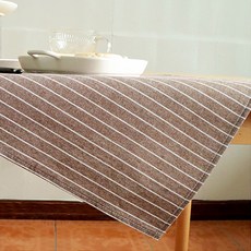 아기자기 큐트미 스트라이프 코튼 패브릭 식탁매트 MP52, 카멜브라운(MP523), 40 x 60 cm, 1개