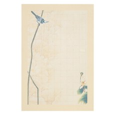 Laventia格紋書法紙 款式1, 10個