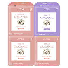 Natural Cotton 中型3包 + 大型纖薄蝶翼衛生棉組合, 1套, 中型+大型