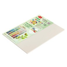 종이문화 뉴씨플레인 얇은 양면색상지 120g No 53 백회, 20개