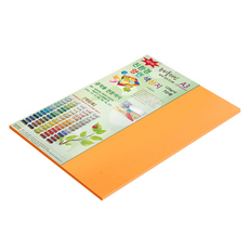 paperculture New C-Plain 薄款雙面色紙 120g No 44 橘色, 20個