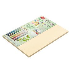 종이문화 뉴씨플레인 얇은 양면색상지 120g No 03 아이보리, 40개