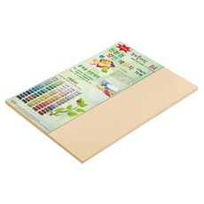 종이문화 뉴씨플레인 얇은 양면색상지 No 33 베이지 120g, 33개