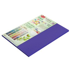 종이문화 뉴씨플레인 얇은 양면색상지 120g No 31 보라색, 33개