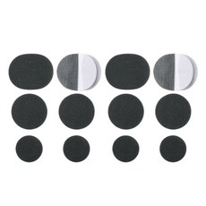 Three Sun 鞋子破洞修補貼片 深灰色 3件組, 4套