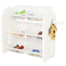 미루 초이스 3단 베이직 DIY 반투명정리함, 화이트 + 반투명, 1개