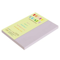 종이문화 뉴씨플레인 얇은 양면색상지 120g No 52 라벤더, 66개