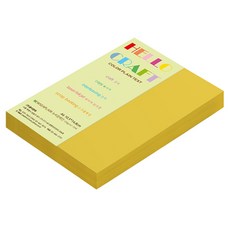 paperculture New C-Plain 薄款雙面色紙 120g No 43 黃色 A6, 132個