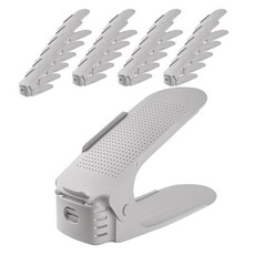 真正挑剔的空間利用鞋櫃鞋架鞋收納盒, 灰色, 22個