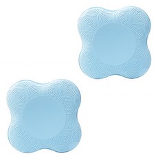 PEONIST 居家訓練瑜珈護膝墊, 藍色, 2個