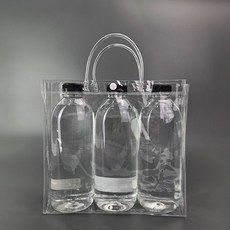 미르코리아 PVC 투명 비닐 쇼핑백 특대 낮은형, 10개입, 1개