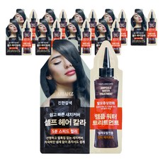 ARiAHZ 自助染髮劑, 深棕色, 10個