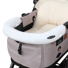 Manito 寵物狗推車智能防撞保護墊, 基本款白色, 1個