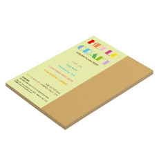 종이문화 뉴씨플레인 얇은 양면색상지 No.22 연갈색 120g, 46개