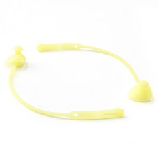Phoenix 防遺失矽膠圓形有繩耳塞 PNE-300, 黃色, 1個