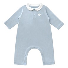 BABY&I 嬰幼兒生物洗水長版連身衣