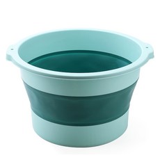 PEONIST 可折疊半身浴足浴多用途折疊盆, 1個, 薄荷綠