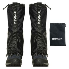 Treksta SHIELD 優質綁腿護套 + 收納袋組合, 黑色