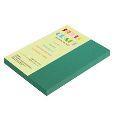종이문화 친환경 양면색상지 No40 초록, 92개