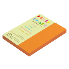 paperculture New C-Plain 薄款雙面色紙 120g No 44 橘色, 92個