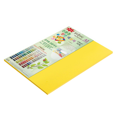 종이문화 뉴씨플레인 얇은 양면색상지 No 06 연노랑색, 20개