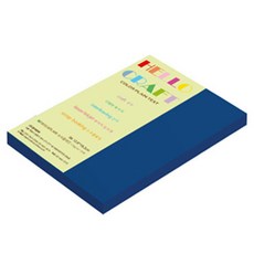 종이문화 뉴씨플레인 얇은 양면색상지 No 19 파랑색 120g, 106개