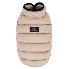 퍼피엔젤 강아지 AIR3 패딩조끼 OW560, 89Beige, 1개