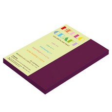 종이문화 뉴씨플레인 얇은 양면색상지 No 12 자주색 120g, 53개