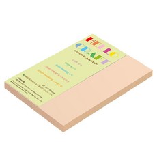종이문화 뉴씨플레인 양면색상지 120g B5 No 21 살구색, 53개