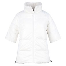 luxgolf 女款雙面穿泰迪熊絨毛人造羊毛短袖鋪棉外套 LB4W822W